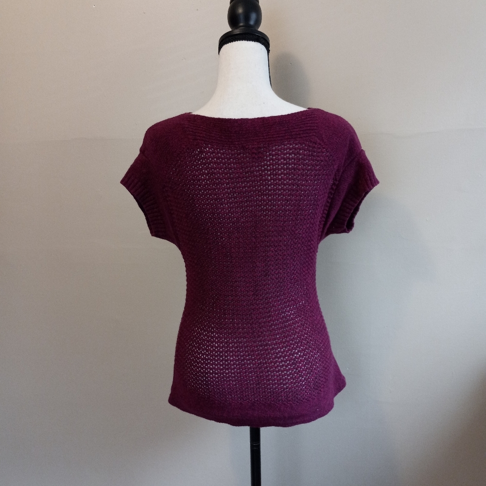 Eddie Bauer Linen Blend Loose Knit Short Sleeve Top Womens Size Small. - Picture 4 of 6